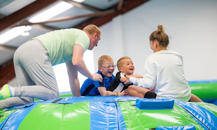 Image 3: Experience a 90-Min Inflatable Park Session For Up to Four People 