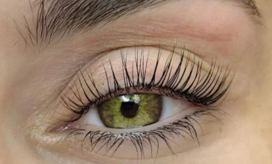 Image 1: Transform Your Look w/ One Eyelash Lift with Optional Eyebrow Design