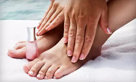 One-Hour Massage or a Spa Mani-Pedi at Anew Salon and Day Spa in Holland - Primary Image