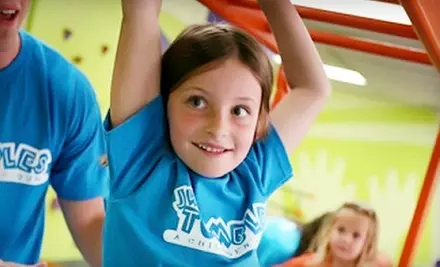 $39 for Three Classes, 8 Playspace Passes, and a Lifetime Family Membership to JW Tumbles ($236 Value). Choose from Two Locations. - Primary Image