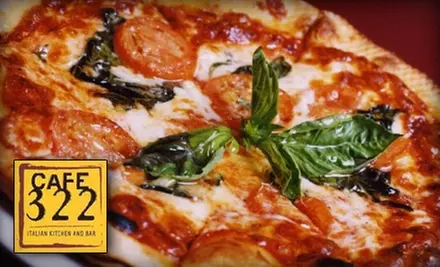 $20 for $40 Worth of Italian Cuisine and Drinks at Cafe 322 - Primary Image