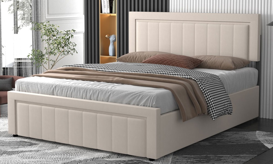 Image 2: Lit contemporain avec coffre de rangement Topeka, Kocoon