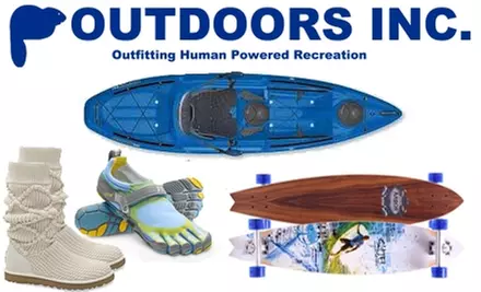 $25 for $50 Worth of Outdoor Supplies and Apparel at Outdoors Inc. - Primary Image