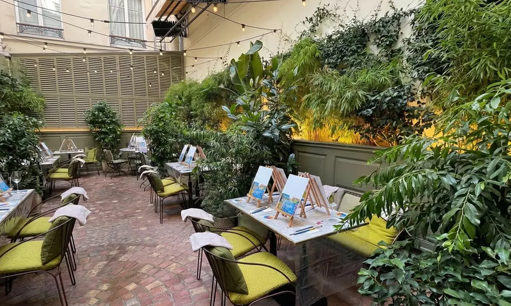 Atelier Peinture et Vin de 2h30 pour 1, 2, 3 ou 4 personnes