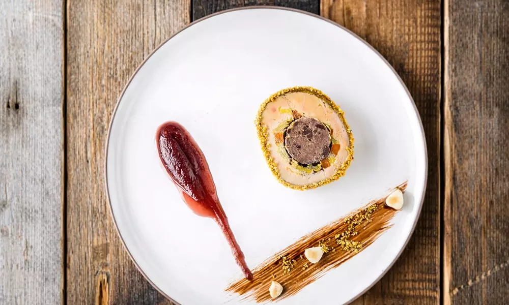 Menu gourmand 7 services avec accords mets et vins en option au Tilia