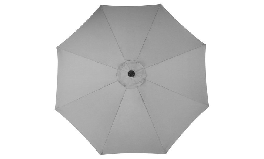 Image 7: 3M Rotating Parasol with UV Protection; Adjustable and Stylish Design
