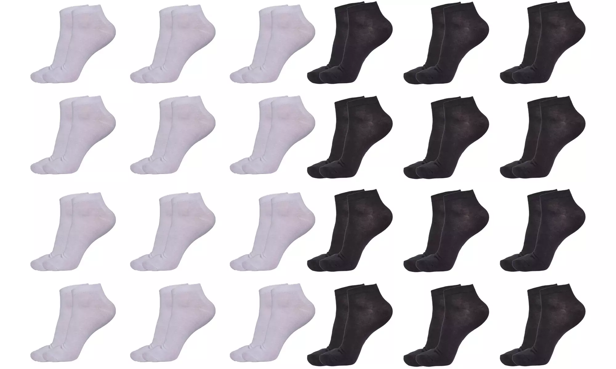 6, 12 o 24 calzini corti alla caviglia El Charro