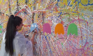 Sesión de pintura Salpicarte para 1 o 2 personas, 1 hora de arte libre Sesión de pintura Salpicarte para 1 o 2 personas, 1 hora de arte libre
