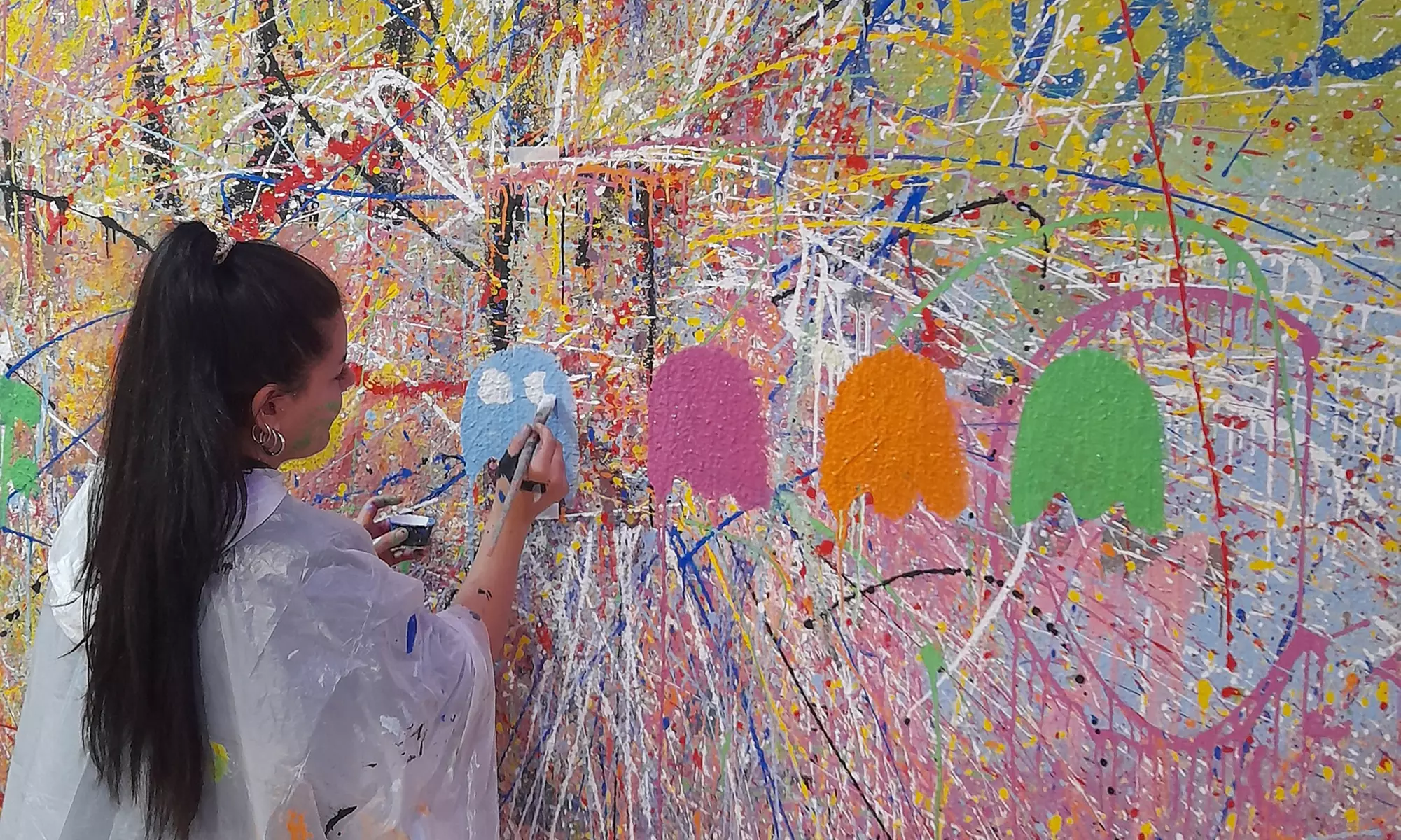 Sesión de pintura "Salpicarte" para 1 o 2 personas junto a Atocha