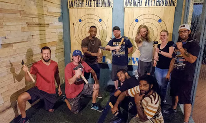 One-Hour Axe Throwing Session for Two at Anarchy Axe Throwing (34% Off) - Primary Image