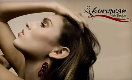 $25 for $50 Worth of Beauty Services at European Hair Design - Primary Image