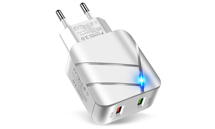 Image 6: 1x oder 2x 2-Port-USB-Ladeadapter