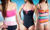 Anne Cole One-Piece Designer Swimsuit (Up to 64% Off). Multiple Designs and Sizes Available.