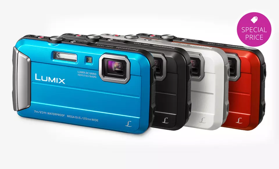 Panasonic Lumix 16.1 MP Rugged Digital Camera with 8x Intelligent Zoom (DMC-TS25). Multiple Colors.  - Primary Image