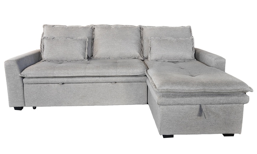 Image 15: Lucca 3 Seater Storage Sofa