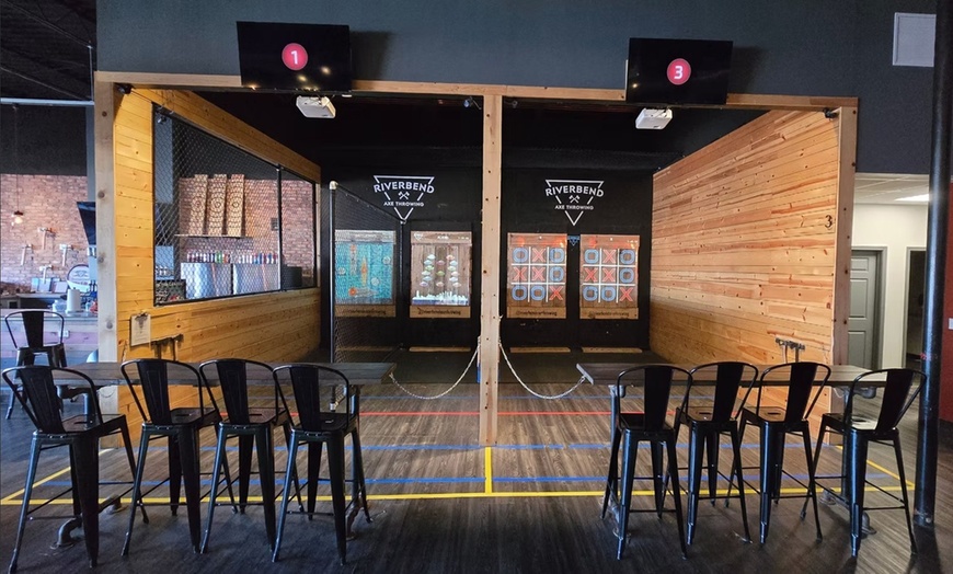 Image 2: Up to 40% Off Indoor Axe Throwing at Riverbend Axe Throwing