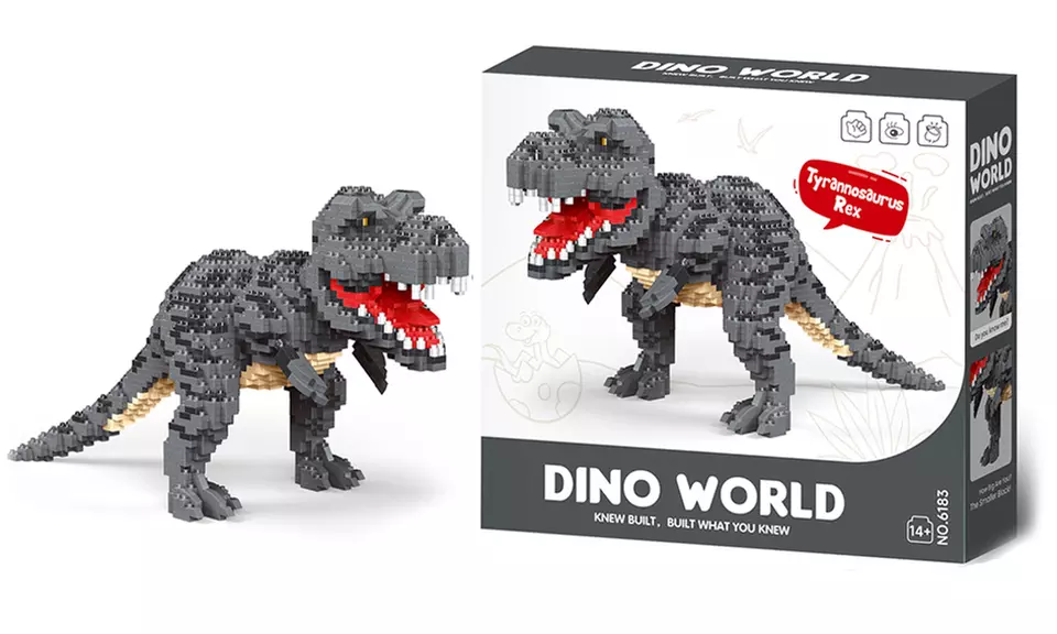LEGO Inspired DIY Dinosaur Micro Building Blocks Set