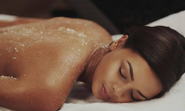 Spa treatment massage room