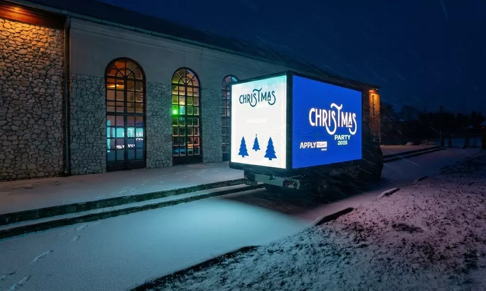 Mobilna reklama LED dla Twojej firmy na ciężarówce