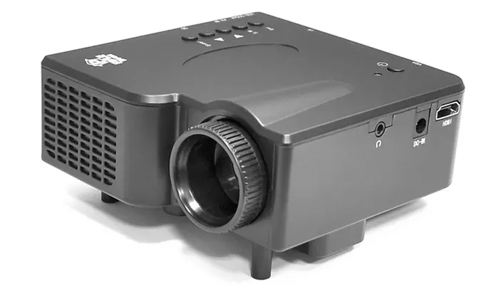 Pyle Multimedia Home Theater Portable Projector with HDMI, AV, VGA Inputs, SD Memory Card, and USB Flash Readers  - Primary Image