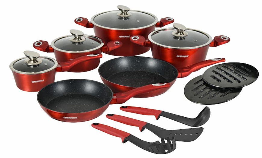 Image 4: Batteria da cucina da 14 o 15 pezzi Herzberg