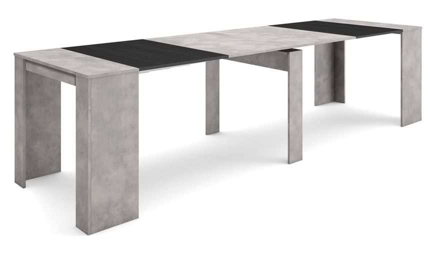 Image 24: Extendable Console Table for 6 people or up to 14 people