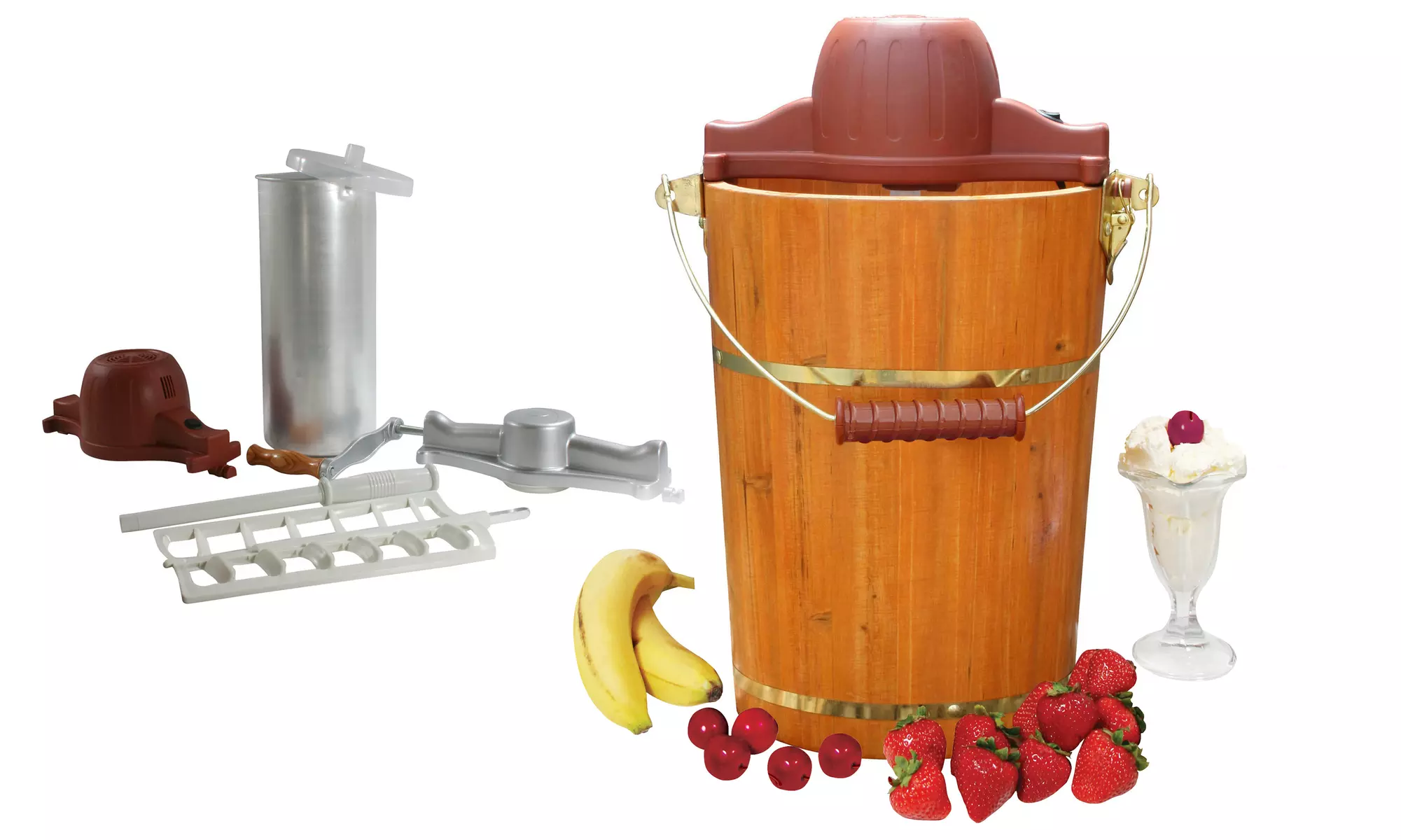 6qt. Old-Fashioned Ice-Cream Maker - Primary Image