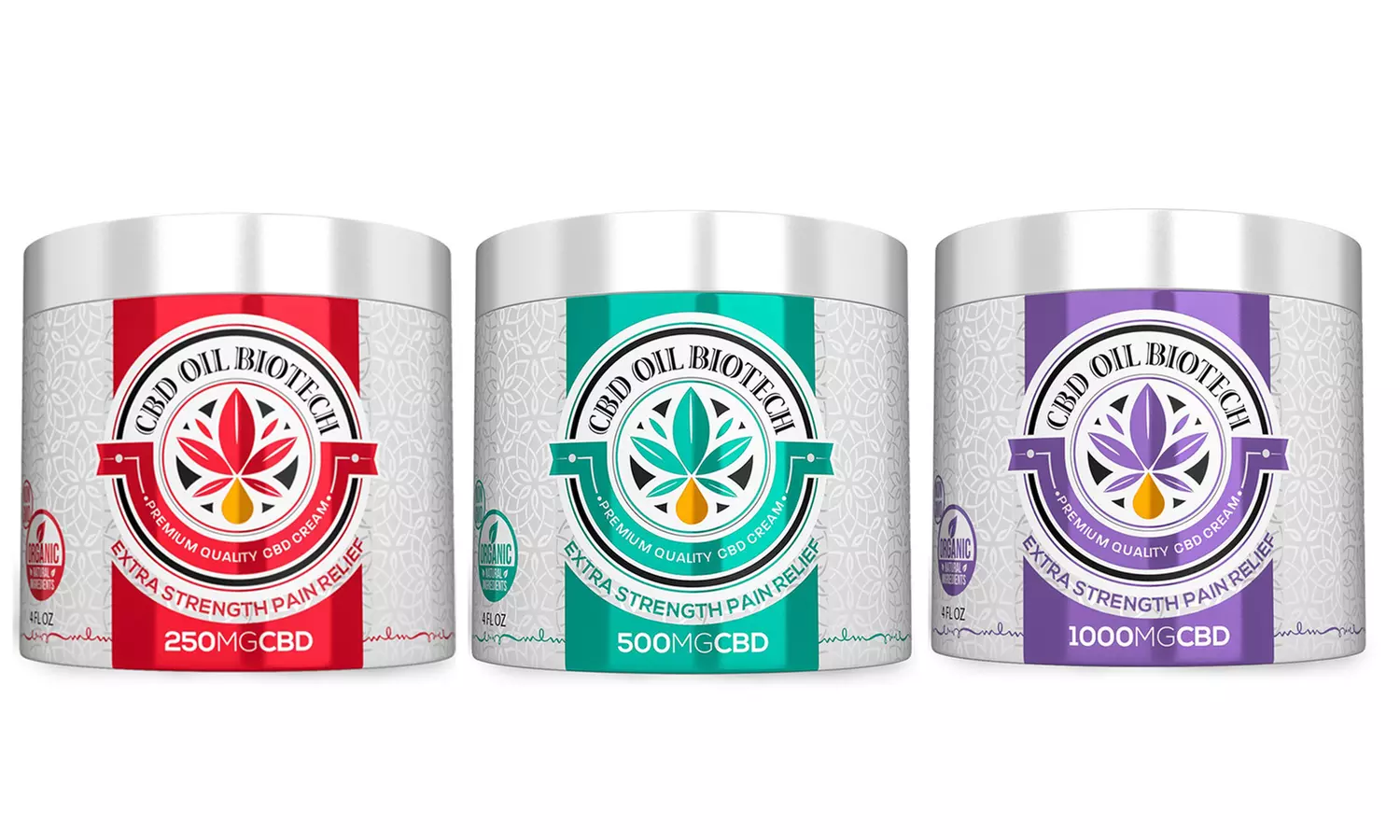Biotech CBD Pain Cream 250mg, 500mg, 1000mg from Diamond CBD - Primary Image