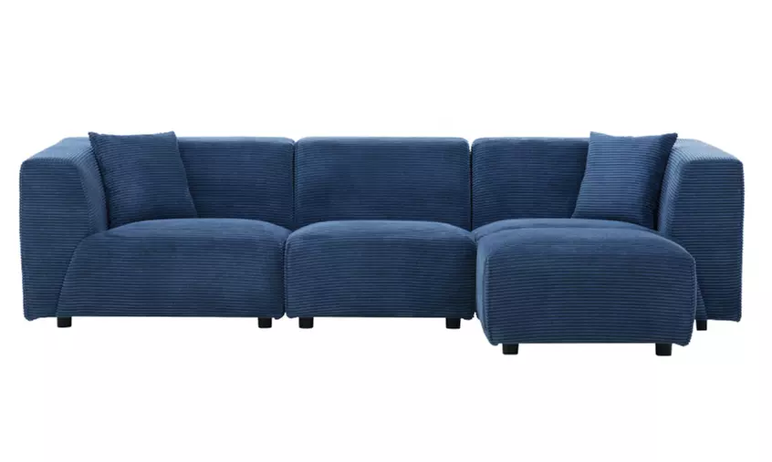 Canapé modulable Kocoon 3 places avec son pouf