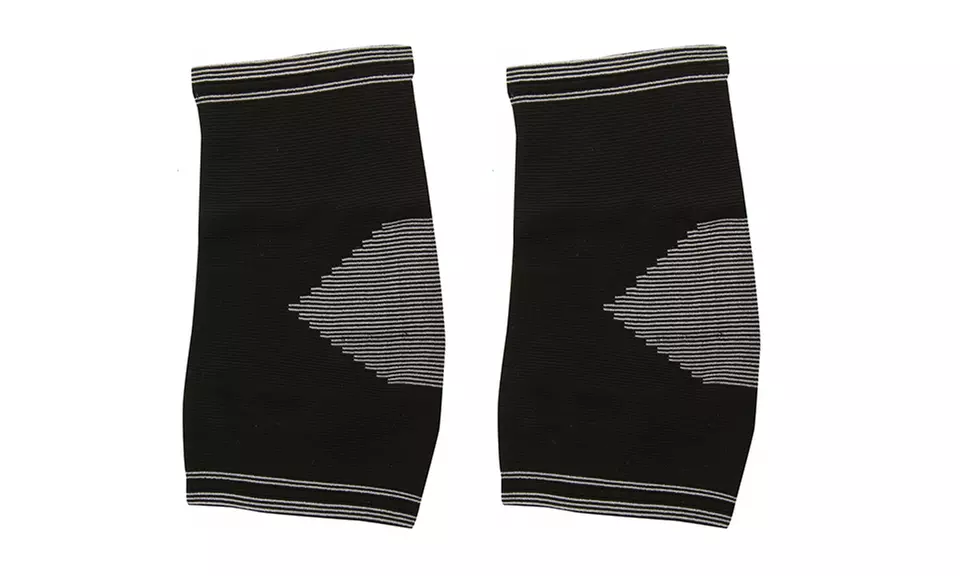 Anti-Fatigue Copper-Infused Athletic Therapeutic Knee Support with Bamboo Fiber (2-Pack) - Second Medium