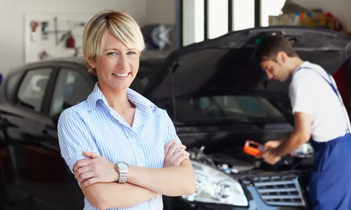 Oil Change or Full Brake Inspection with Brake Service on One Axle and a Tire Rotation at Midas (Up to 70% Off) - Primary Image