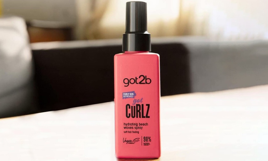 Image 1: Schwarzkopf Got2b Got Curlz Hydrating Beach Curly Waves Hair Spray