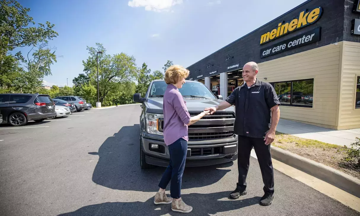 Full Synthetic or Blend Oil Change with Standard Filter and Tire Rotation at Meineke Automotive - Hudson - Primary Image