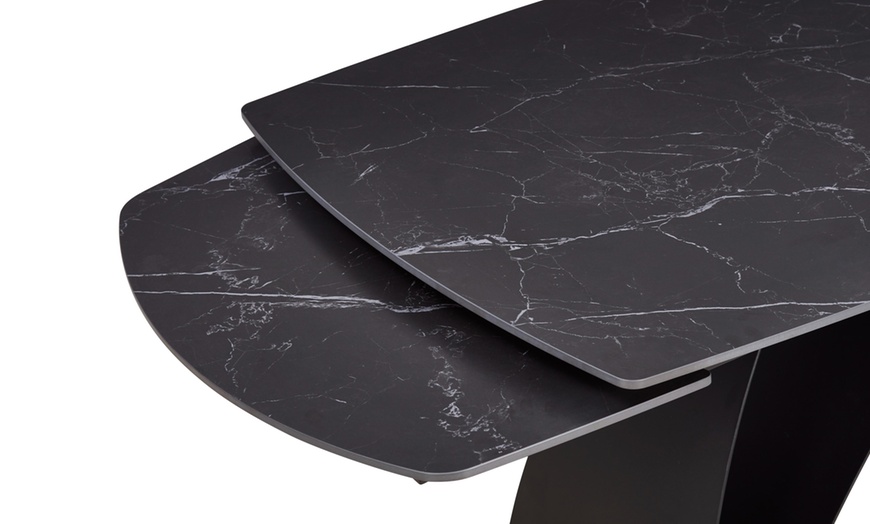 Image 7: DS Living Maelis Ceramic Dining Room Table