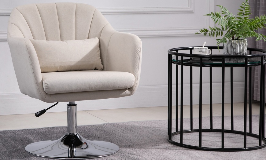 Image 98: HomCom Accent Chair