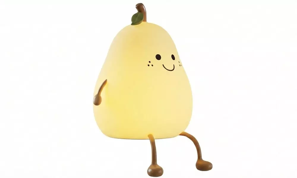 Silicone Pear Night Light
