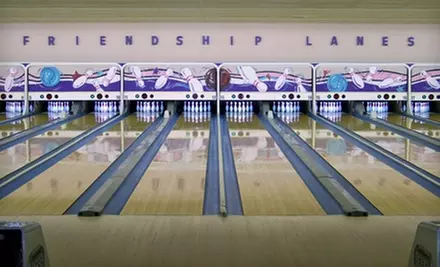 $10 for $20 Worth of Bowling, Drinks, and More at Friendship Lanes - Primary Image