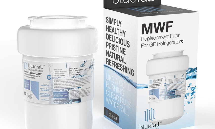 Image 4: 3 Pack GE MWF Refrigerator Water Filter Smartwater Compatible Filter