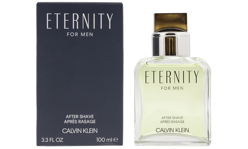 Image 1: One or Two Packs of Calvin Klein Eternity for Men Aftershave 100ml