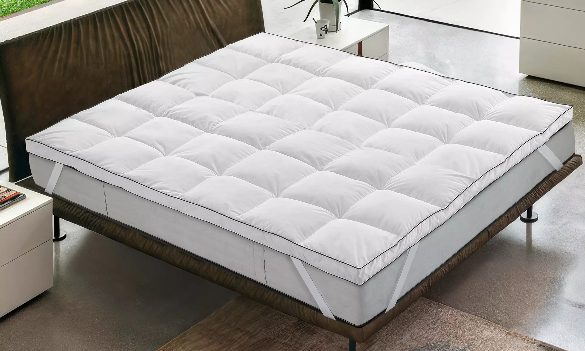 Surmatelas en duvet d'oie, 7 cm
