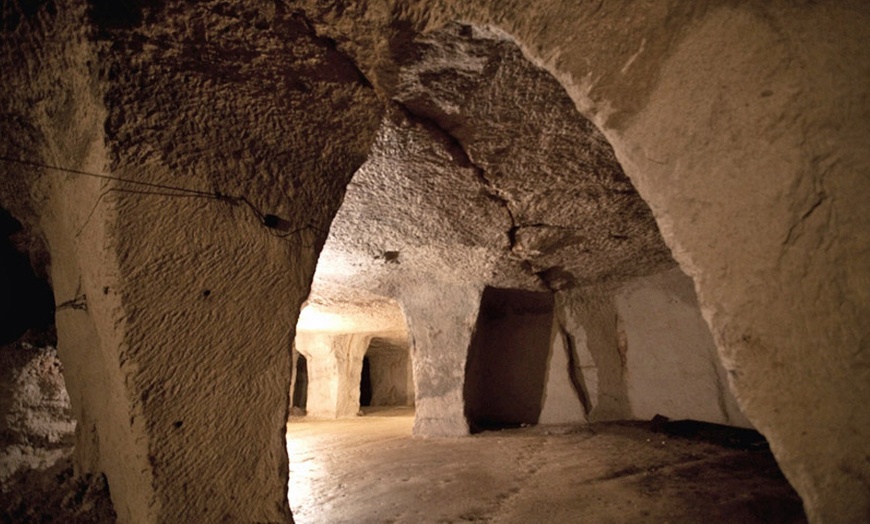 Image 2: Beer Quarry Caves Entry