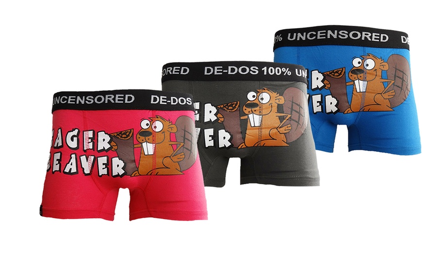 Image 2: 3-Pack of Novelty Boxer Shorts
