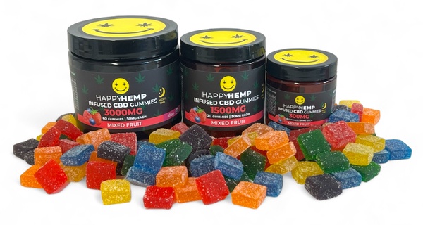 Happy Hemp Infused CBD Gummies for Sleep - Broad Spectrum CBD Gummies