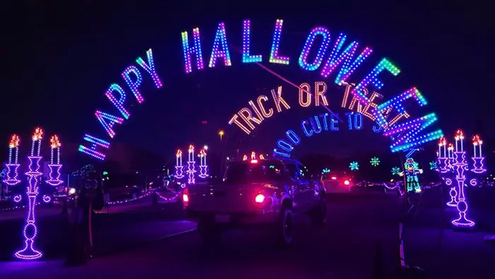 Enchanted Lights: A Mile-Long Halloween Themed Drive-Thru Light Show