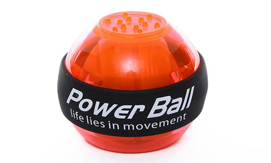 Image 5: Arm Exerciser LED Gyroscope Ball