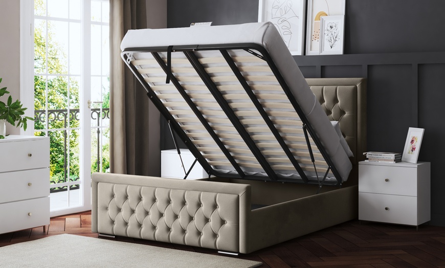 Image 2: DS Living Allegra Upholstered Bed