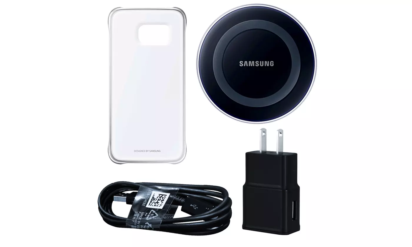 Samsung Wireless Charging Pad with Free Case for Galaxy S6 and S6 Edge - Second Medium