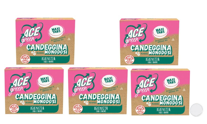 Image 1: Fino a 140 tabs di candeggina Ace Green Maxi