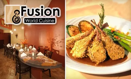 $15 for $35 Worth of Asian-Influenced Fare and Drink at Fusion World Cuisine - Primary Image