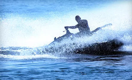 $64 for WaveRunner Outing with All-Day Cabana Rental from Life's a Beach Watersports in Pompano Beach ($143.10 Value) - Primary Image
